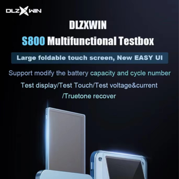 dlzxwin testbox dl s800 6in1 lcd screen tester machine for iphone samsung huawei oppo vivo xiaomi (blue colour)